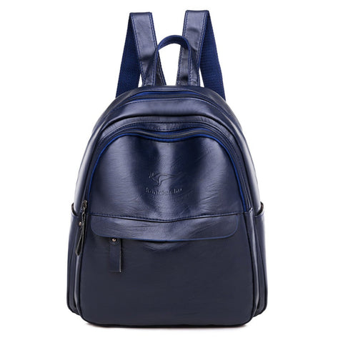 Fashion Backpack Female Pu Leather High Quality Women's Designer Bags For