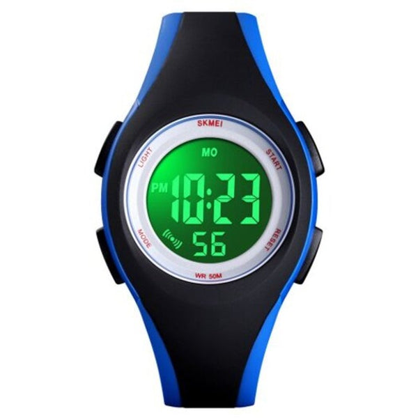 Veile Studios Fashion Children Clock Kids Watch Pu Sport Digital Color Multi A Children's Watches
