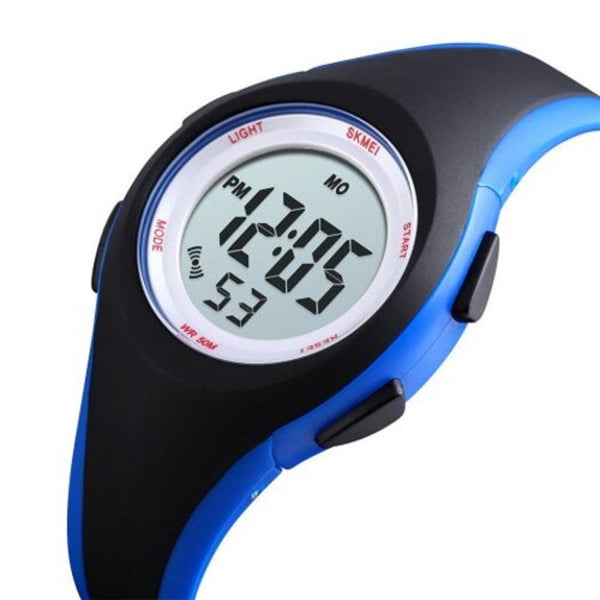 Veile Studios Fashion Children Clock Kids Watch Pu Sport Digital Color Multi A Children's Watches