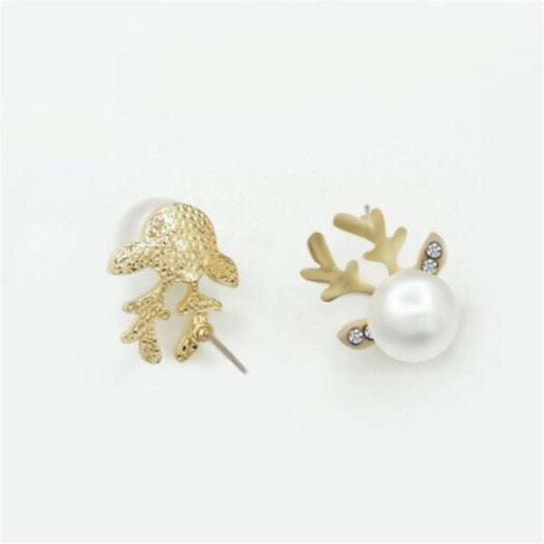 Fashion Elk Ear Nail Jewellery Earrings Gold