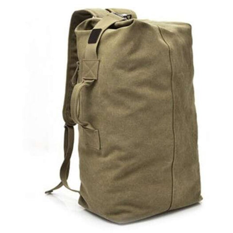 Fashion Large Capacity Multi Function Backpack Khaki