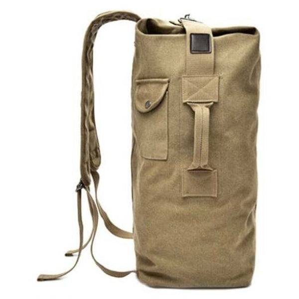 Fashion Large Capacity Multi Function Backpack Khaki Backpacks