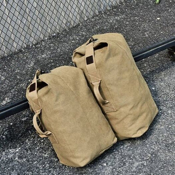 Fashion Large Capacity Multi Function Backpack Khaki Backpacks