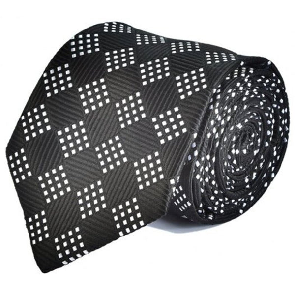 Fashion Men Necktie Fine Casual Business Tie Black Ties