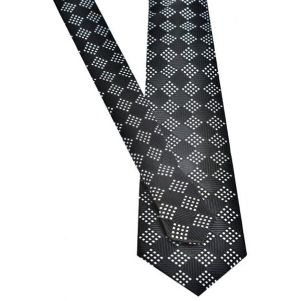 Fashion Men Necktie Fine Casual Business Tie Black Ties