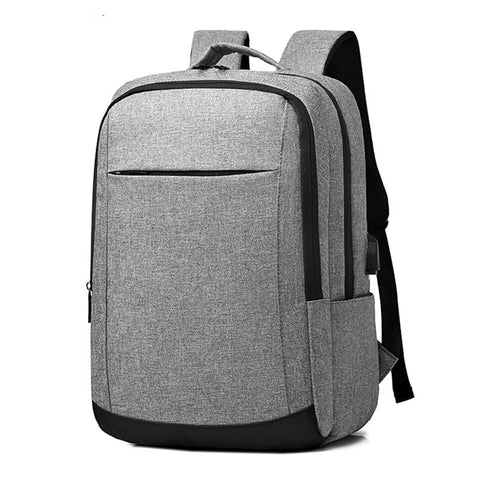 Fashion Men's Backpack Oxford Cloth Waterproof Large Capacity Shoulder Bag Holds 15.6 Inches Laptop With Usb Port Rucksack