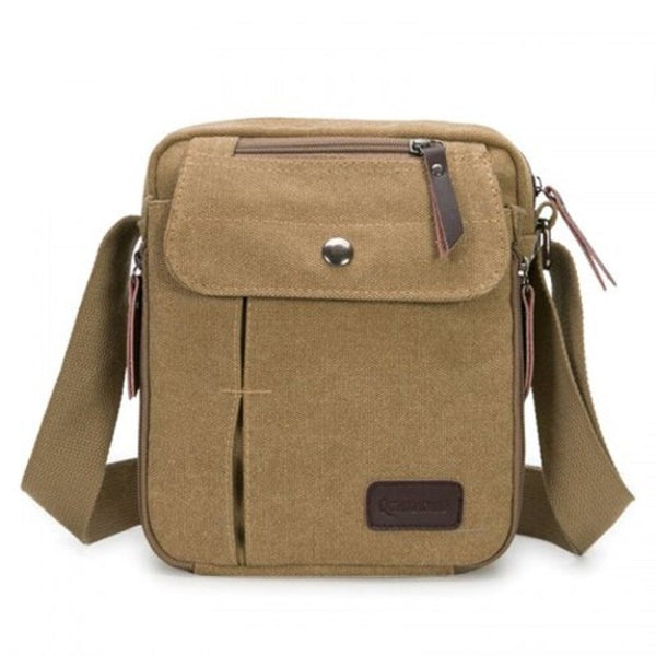 Men's Business Casual Travel Crossbody Canvas Multifunction Bag Bags
