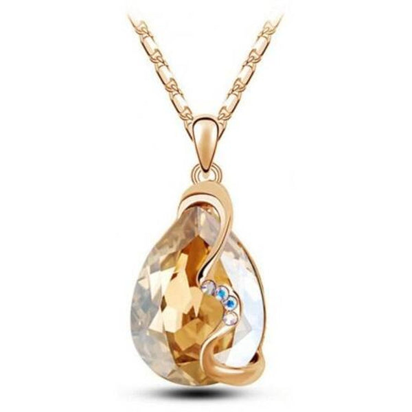 Veile Studios Fashion Party Accessories Earrings Pendant Necklace Ring Jewelry Set Champagne Gold Jewellery Sets