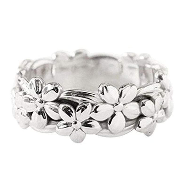 Veile Studios Fashion Plum Blossom Flower Rings
