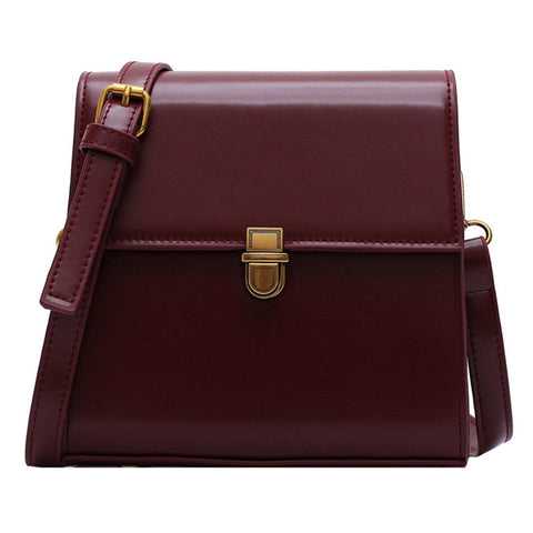 Fashion Simple Style Pu Leather Crossbody Bags For Women Luxury Shoulder Female Travel Handbags Tote Women's Bags & Handbags