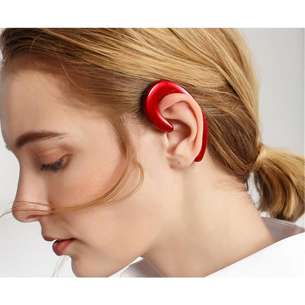 Bluetooth 4.1 Headphones Ear Mount Wireless Mic Voice Control Headsets & Earpieces