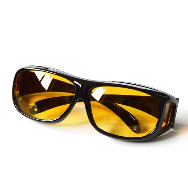 Fashion Uv Protection Night Vision Glasses Yellow Sunglasses Goggles