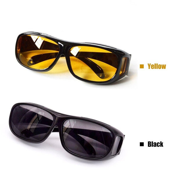 Fashion Uv Protection Night Vision Glasses Yellow Sunglasses Goggles