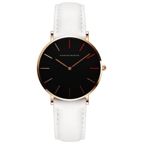 Veile Studios Fashion Women Waterproof Ladies Quartz Strap White Watches