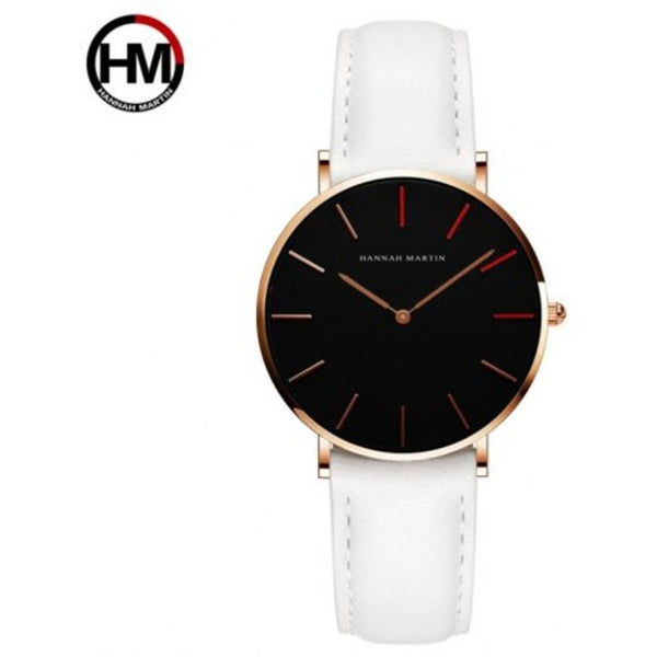 Veile Studios Fashion Women Waterproof Ladies Quartz Strap White Watches