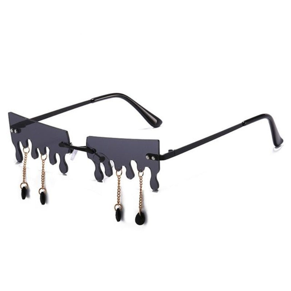 Fashion Butterfly Rimless For Women Sunglasses