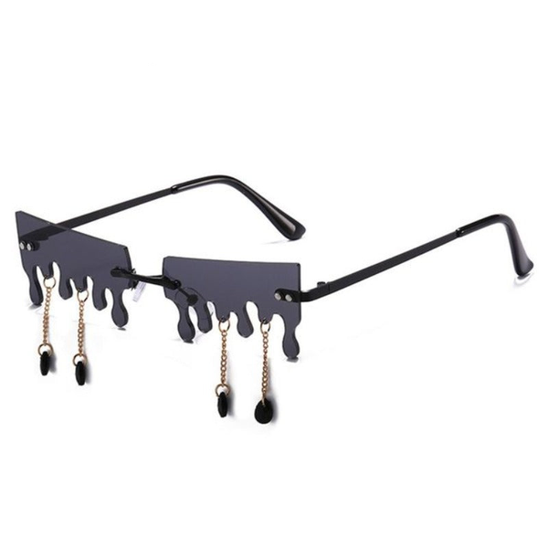 Fashion Butterfly Rimless Sunglasses For Women