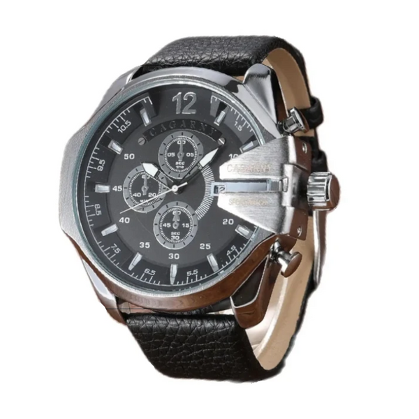 Veile Studios Fashion Casual For Men Waterproof Classic Leather Man's Quartz Watches