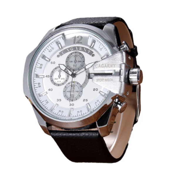 Veile Studios Fashion Casual For Men Waterproof Classic Leather Man's Quartz Watches
