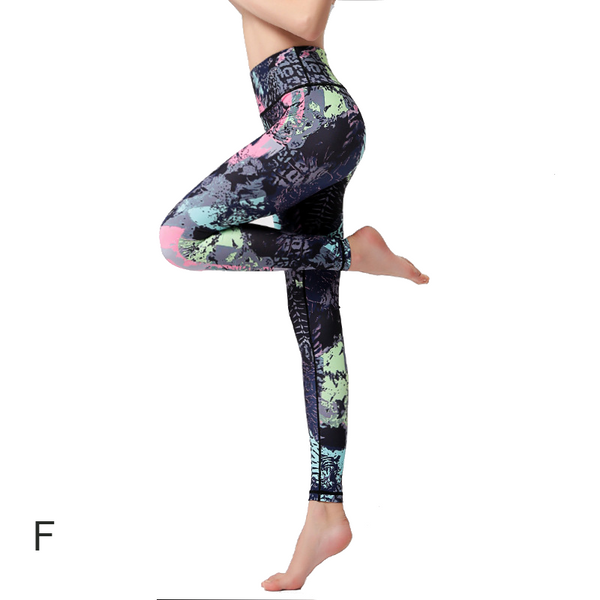 Fashion Tie Dye Leggings Women Fitness Yoga Pants Push Up Workout Sports High Waist Tights Gym Ladies Clothing