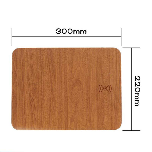 Faux Leather Fast Charge Wireless Charging Mouse Pad Mobile Phone Charger Chargers & Cradles