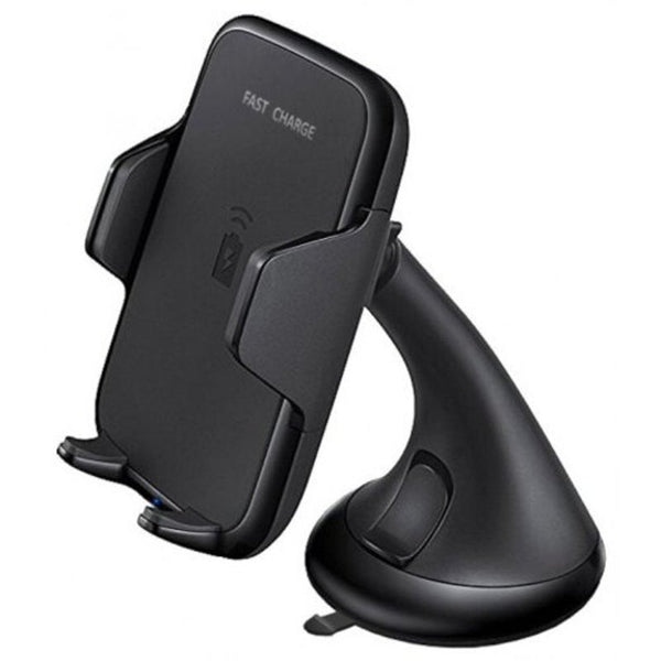 Fast Charger Air Vent Phone Holder Car Mount For Samsung Galaxy S8 / S7 Iphone X All Qi Enabled Devices Black Chargers & Cradles
