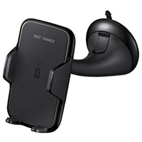 Fast Charger Air Vent Phone Holder Car Mount For Samsung Galaxy S8 / S7 Iphone X All Qi Enabled Devices Black Chargers & Cradles