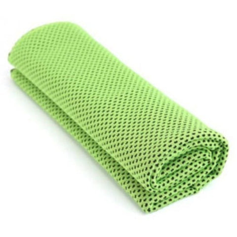 Fast Cooling Towel Ice Cold Golf Cycling Jogging Gym Sports Outdoor Green Apple