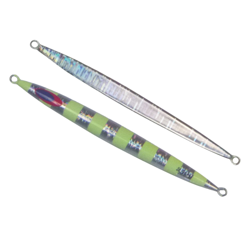 Finesse Lumo Fastdrop Jig 250Gm Silver Stripe Qty Baits & Lures