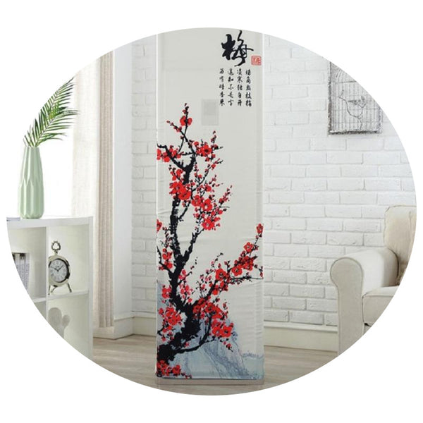 Vertical Cabinet Air Conditioning Dust Cover All Inclusive Fabric Red Plum 170X50x30cm Outdoor Furniture Covers