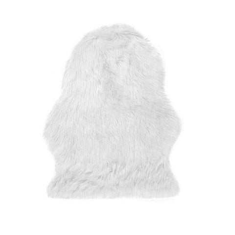 Faux Sheepskin Rug Soft Comfy Decor Rugs