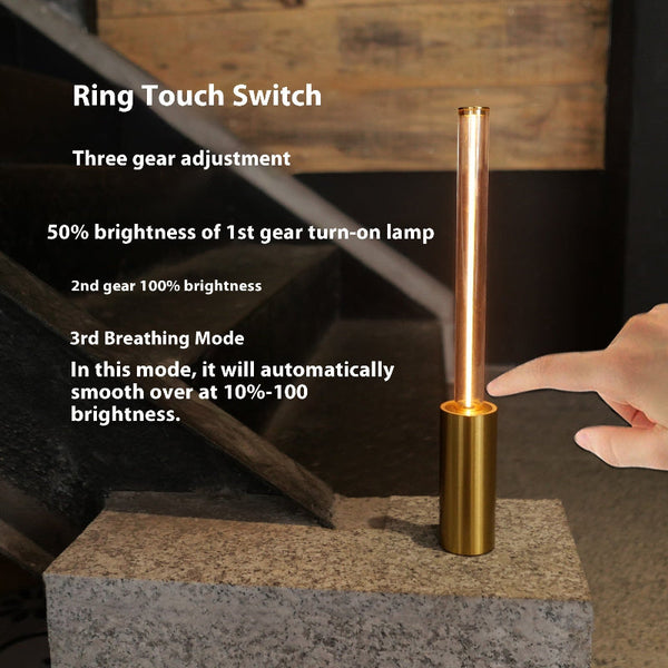 Simple Breathing Ambience Light Rechargeable Bedroom Small Night Lamp Decoration Lamps