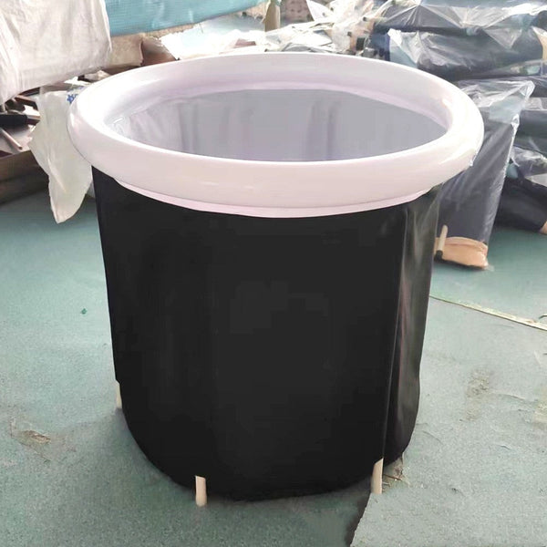 Portable Ice Baths Inflatable Air Ring Pvc Tub Holder Foldable