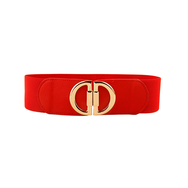 Retro D Word Buckle Elastic Belt Waist Seal Product Information Style Material Belts