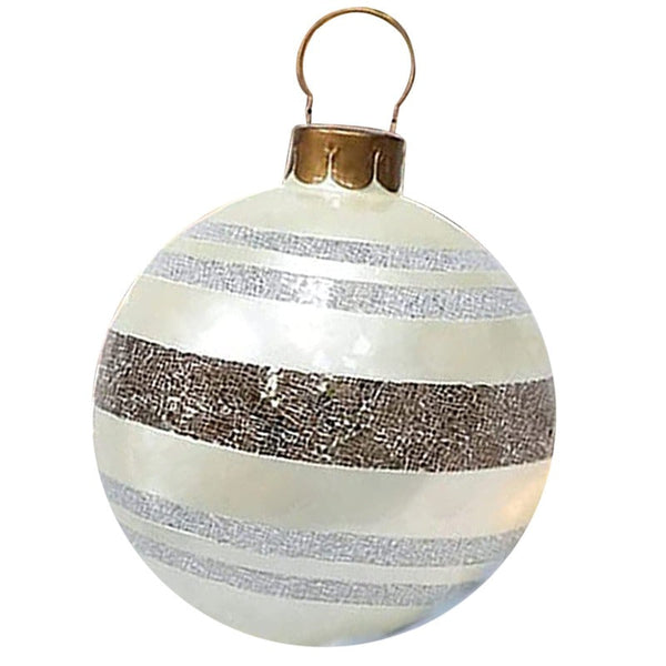 Giant Christmas Ornament Ball Outdoor Pvc 60Cm Inflatable Bauble Seasonal Decorations