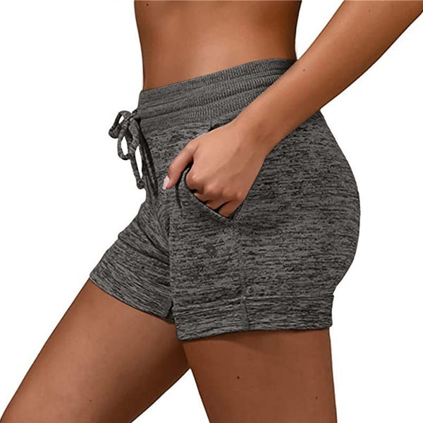 Women Shorts Quick Dry Lace Up Stretch Sports Pants Activewear Shorts
