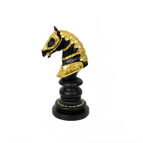 Figurine Chess Piece Knight Resin Living Room Desktop Decoration Gifts Sculptures & Figurines