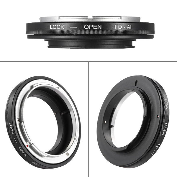 Fd Ai Mount Adapter Ring With Aperture Control For Canon To Fit Nikon Lenses Lens Adapters Mounts & Tubes