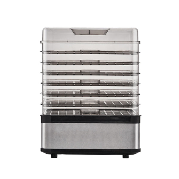 Devanti Food Dehydrator With 7 Trays Silver Dehydrators