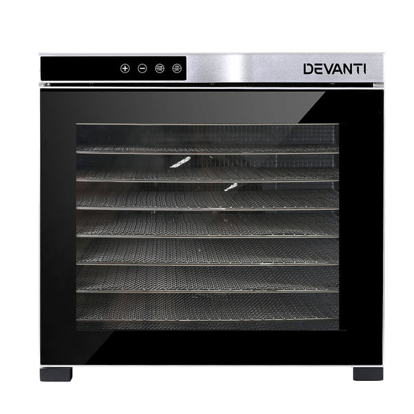 Devanti Food Beef Jerky Fruit Dryer Stainless Steel Dehydrators