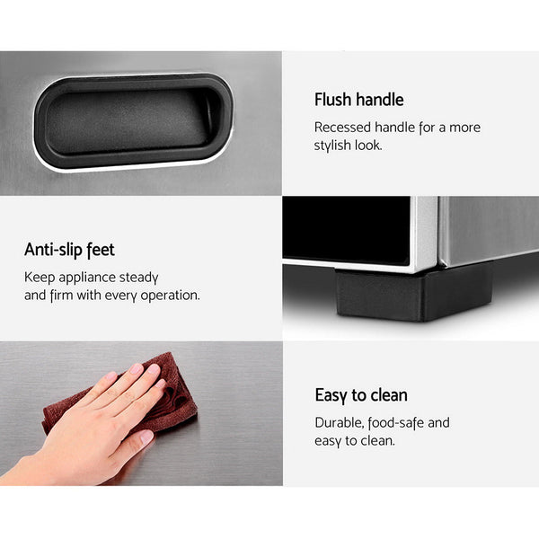 Devanti Food Beef Jerky Fruit Dryer Stainless Steel Dehydrators