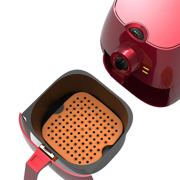 Air Fryer Accessories Silicone Square Reusable Air Fryer Liners Mat For Optima