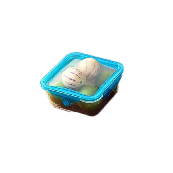 Food Storage Container Box With Silicone Lid Preserve Food Storage Containers