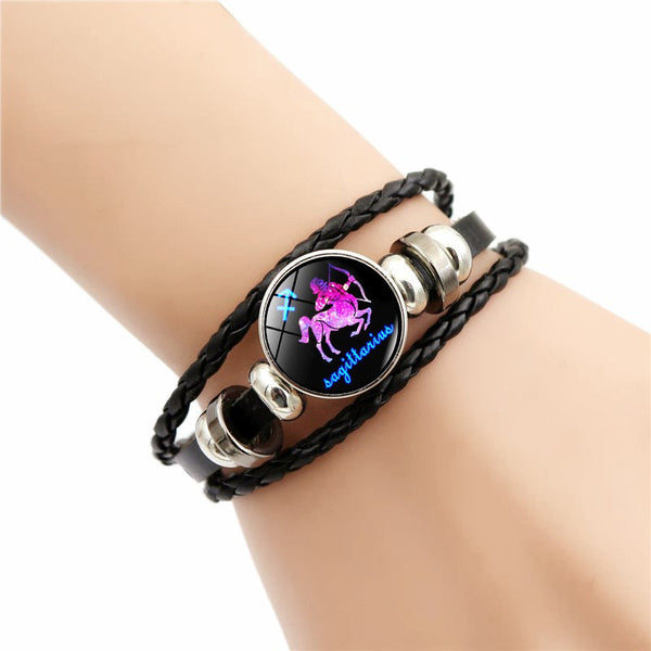 Veile Studios Gem Fashion Creative Leather Weaving Beaded Bracelet For Jewellery Bracelets