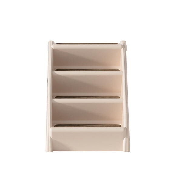 I.Pet Dog Ramp Steps For Bed Sofa Car Stairs Ladder Portable Foldable Beige Pet Transport