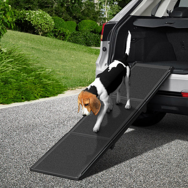 I.Pet Dog Ramp Car Stairs Steps Travel Ladder Foldable Portable Pet Transport