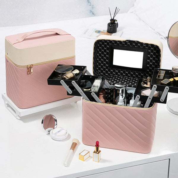 Portable Case Cosmetics And Jewelry Storage Box Nail Beauty