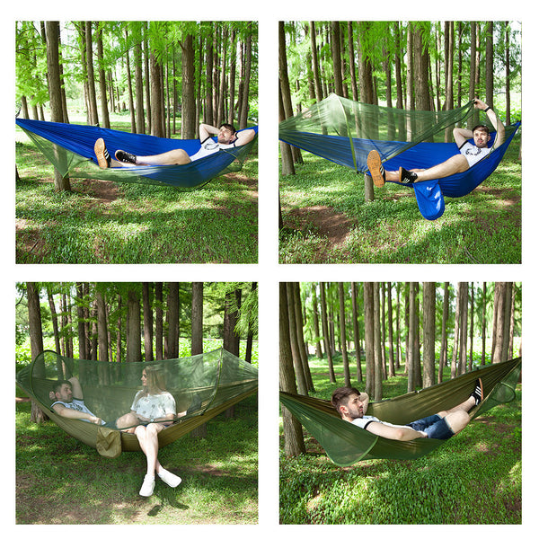 Fully Automatic Quick Opening Hammock With Mosquito Net Hammocks