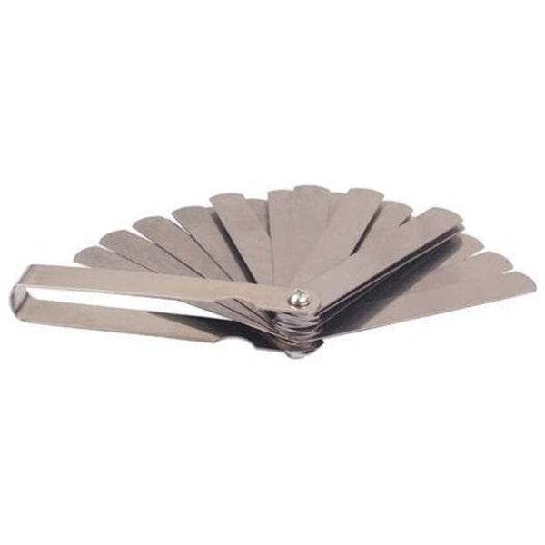 Feeler Gauge Metric Imperial 32 Blade Dual Reading Silver Other Hand Tools