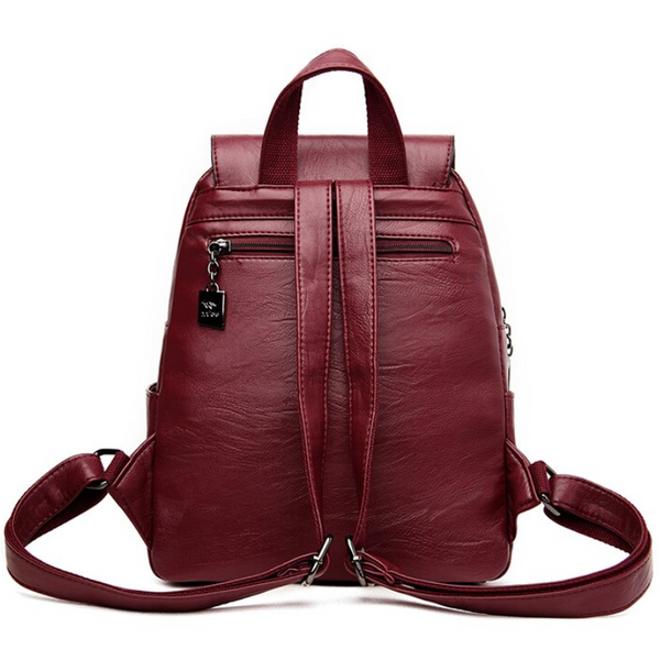 Tassel Anti Theft Backpack Women Pu Leather Travel Large School Backpacks Women's Bags & Handbags